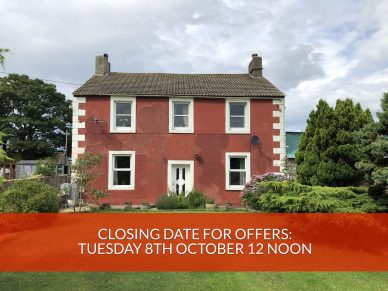 SANDLANDS, ABBEYTOWN, WIGTON, CUMBRIA, CA7 4SS-CLOSING DATE – TUESDAY 8TH OCTOBER 12 NOON