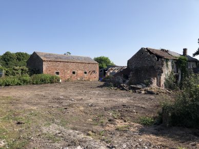 DEVELOPMENT OPPORTUNITY – BARN AND LAND AT POWHILL, KIRKBRIDE, WIGTON, CUMBRIA, CA7 5LF